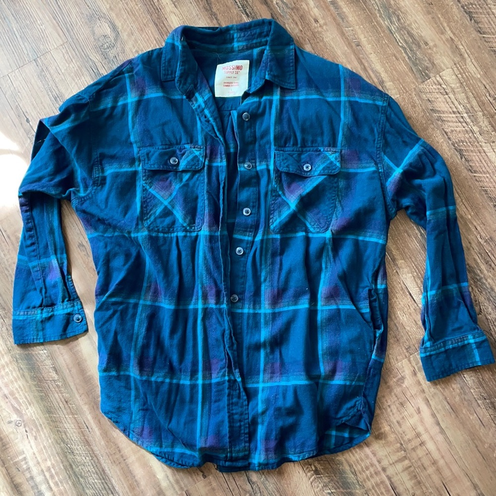 Target Oversized Flannel Sz. S